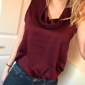 Cowl-neck Ann Taylor Tank Top